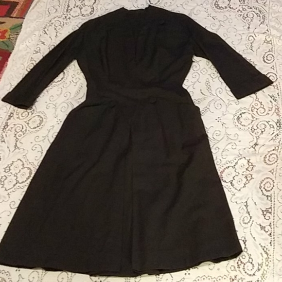 Vintage Kane Weill wool dress - Picture 2 of 11